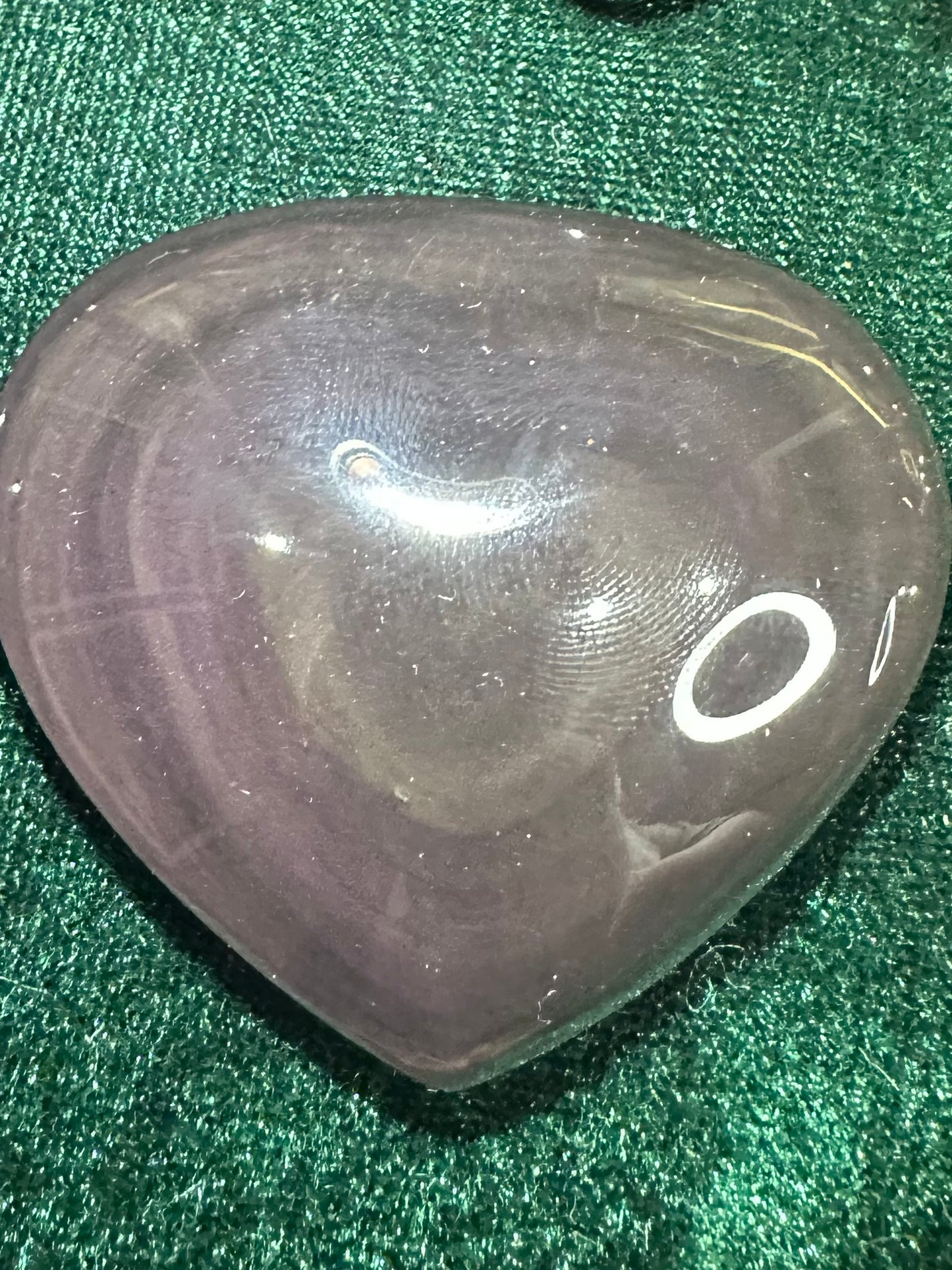 Rainbow Sheen Obsidian Heart