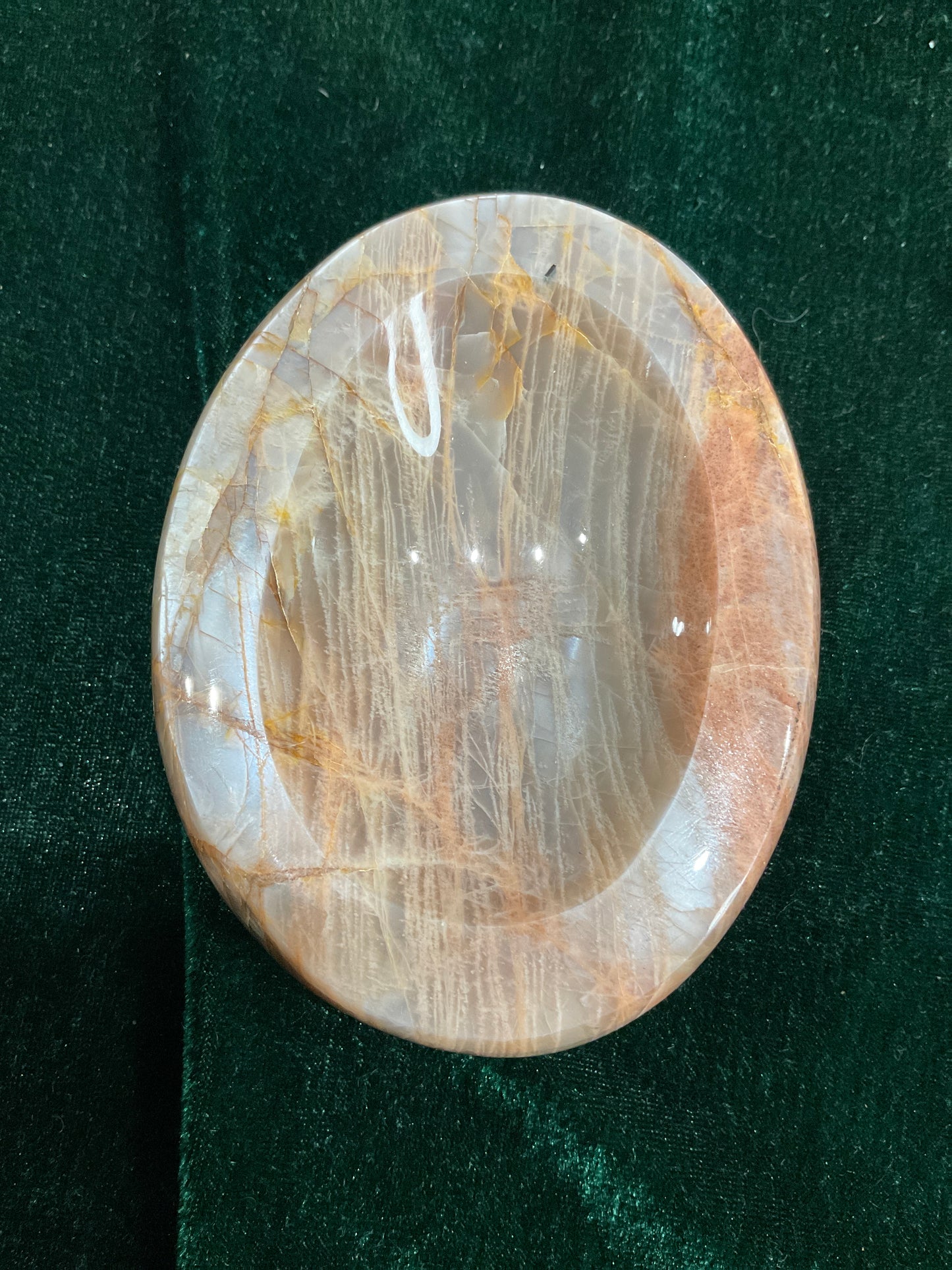 Peach Moonstone Bowl