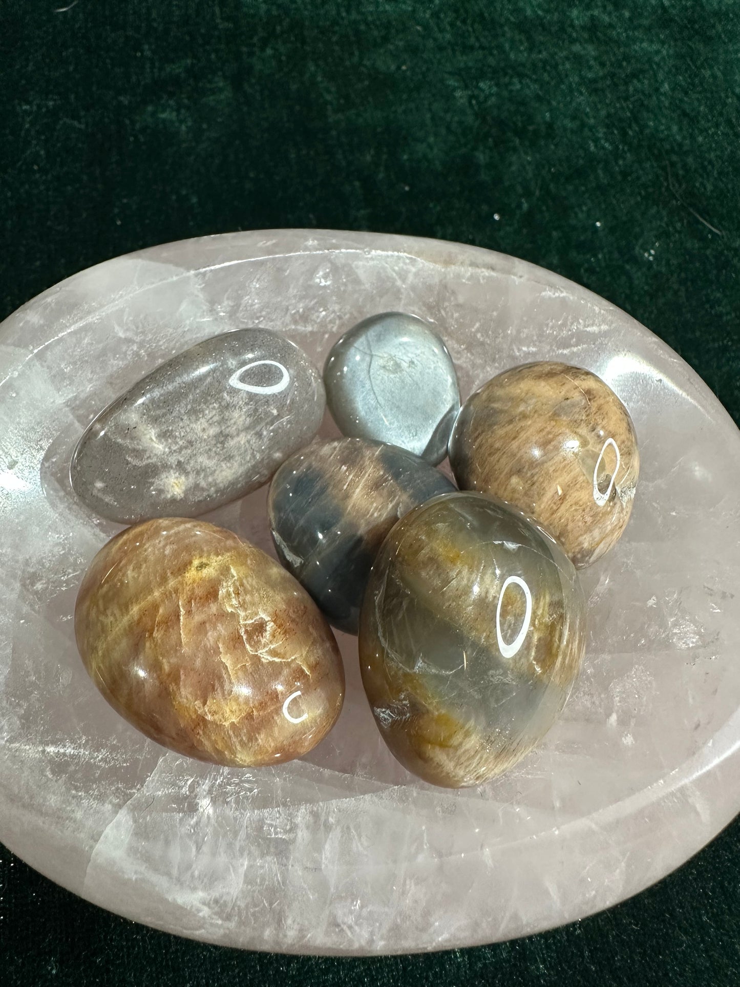 Black Moonstone Tumble