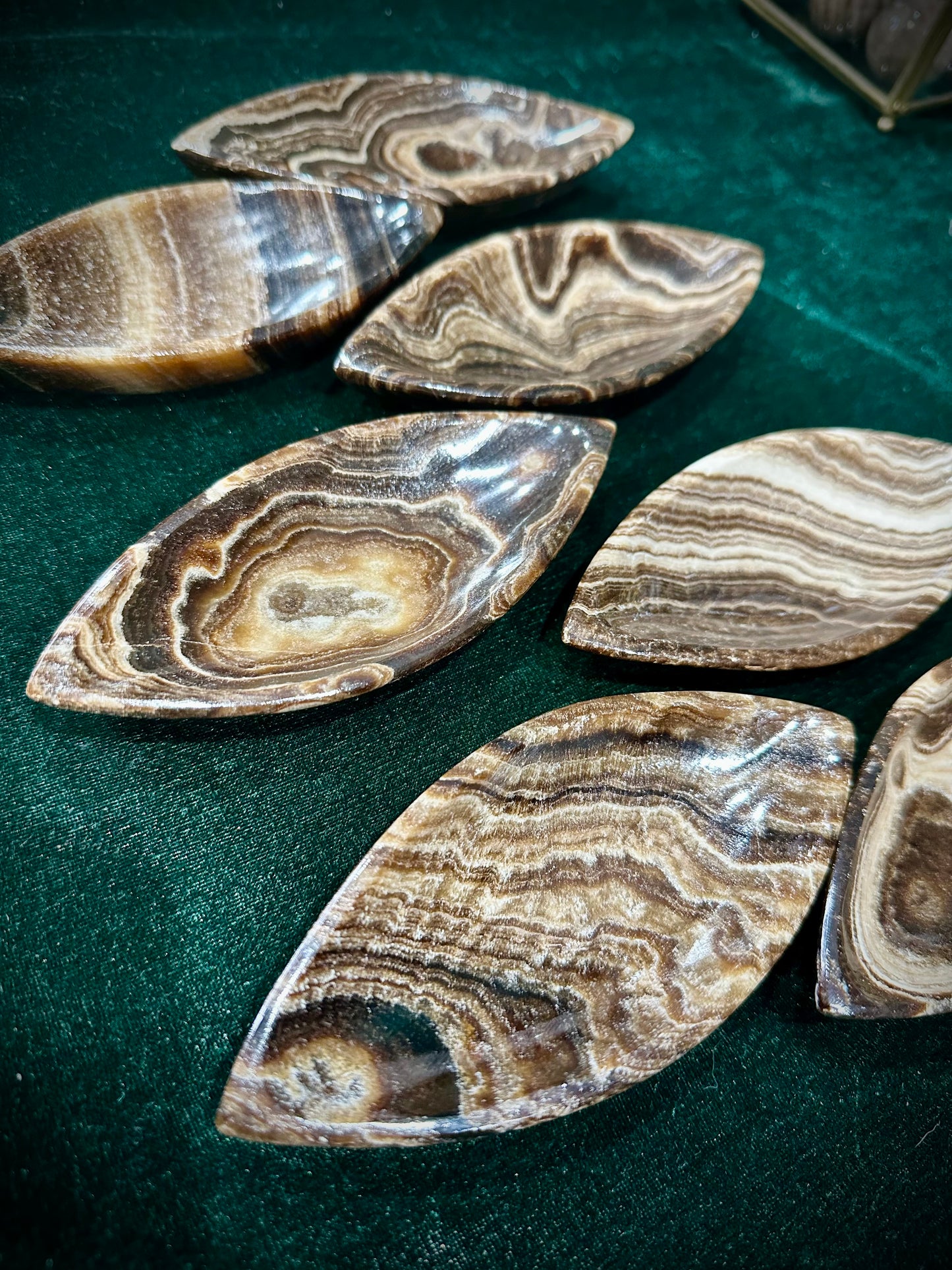 Chocolate Calcite Dish