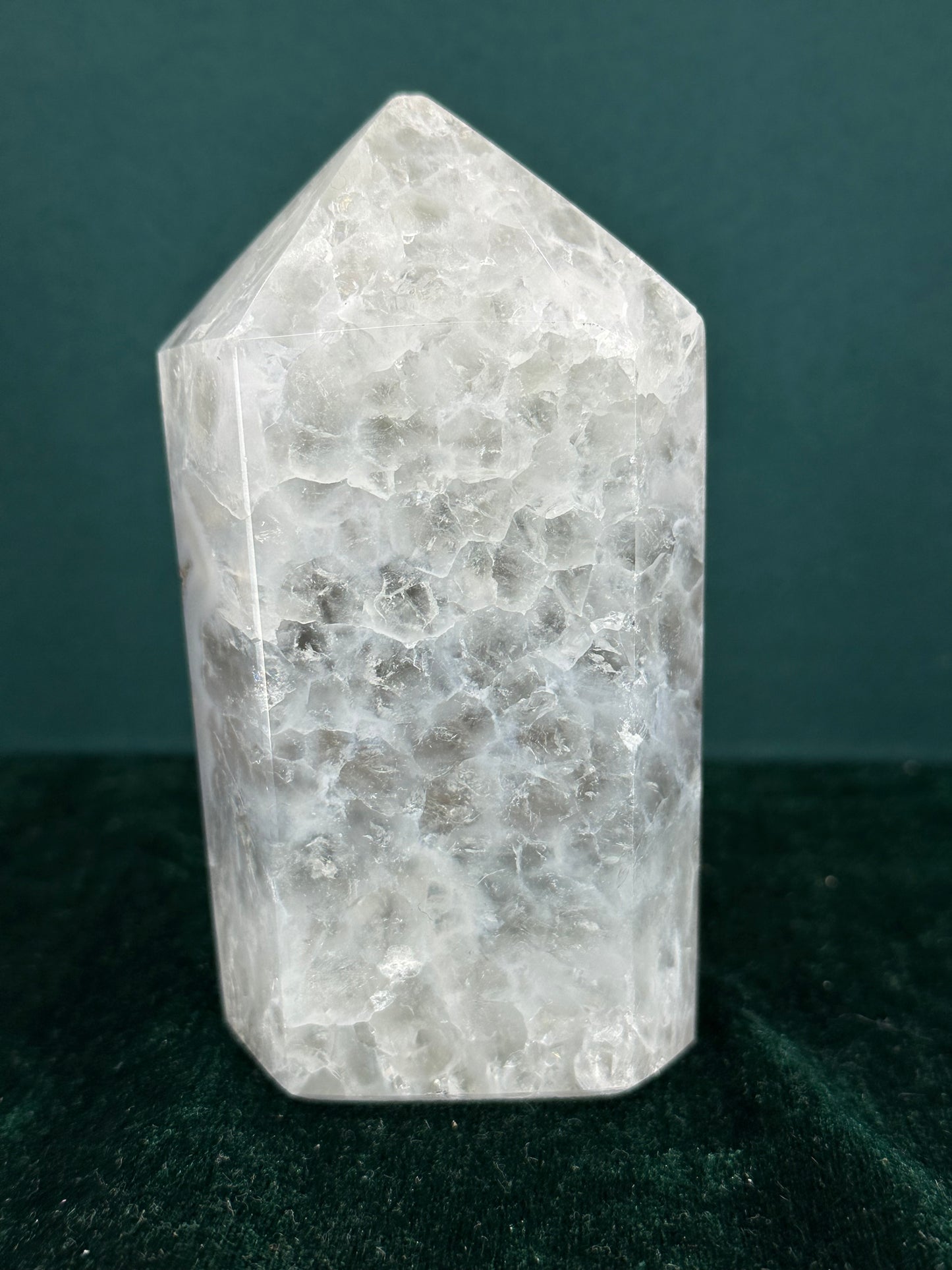 Large Druzy Agate Tower