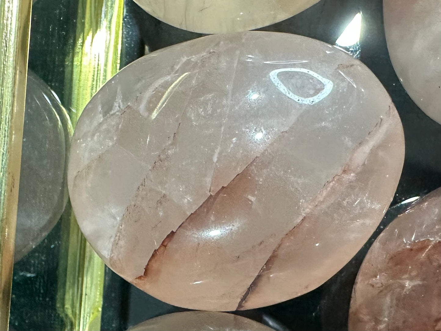 Fire Quartz Palmstone