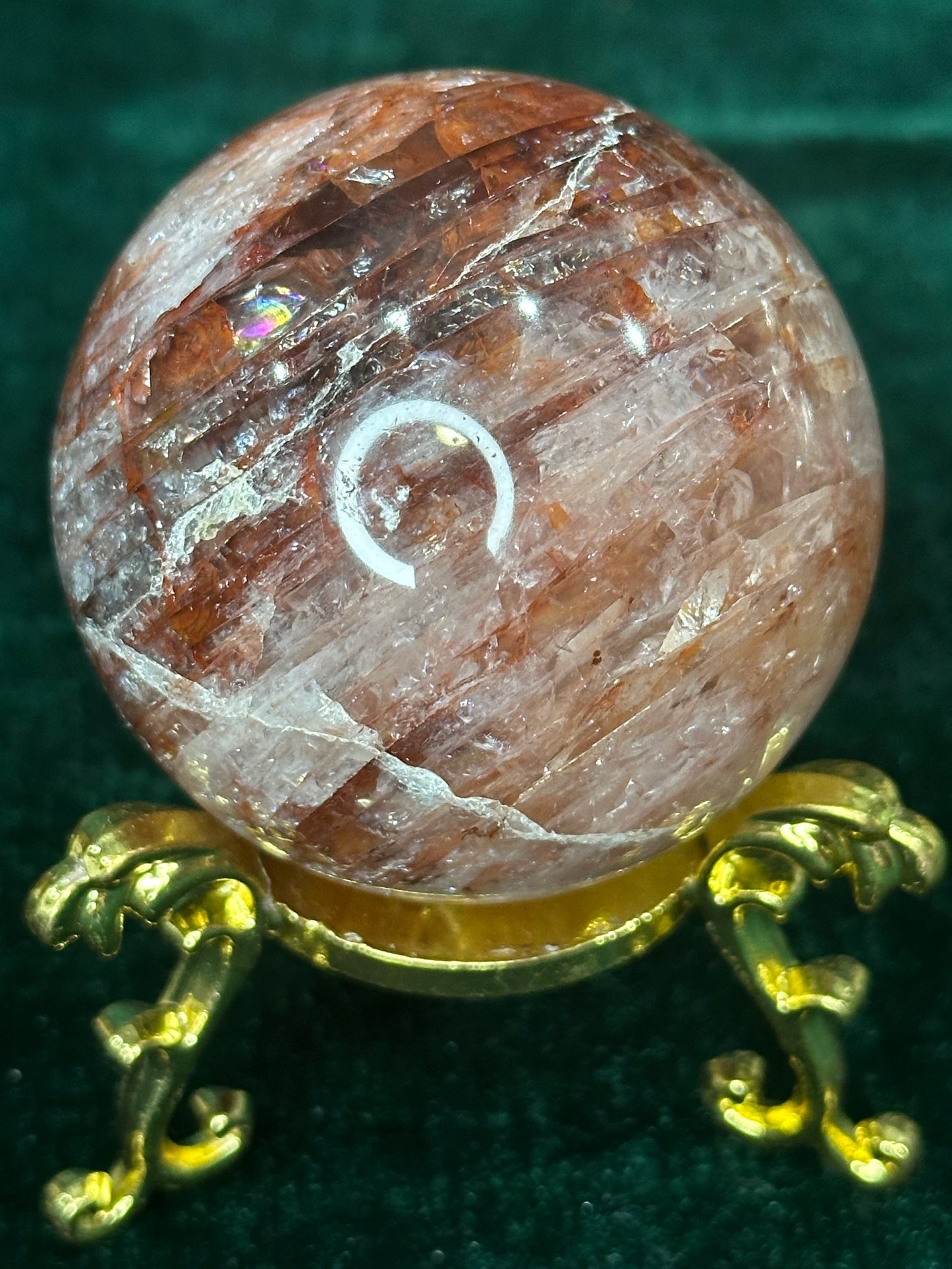 Fire Quartz Sphere