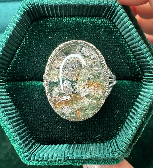 Adjustable Garden Quartz Ring