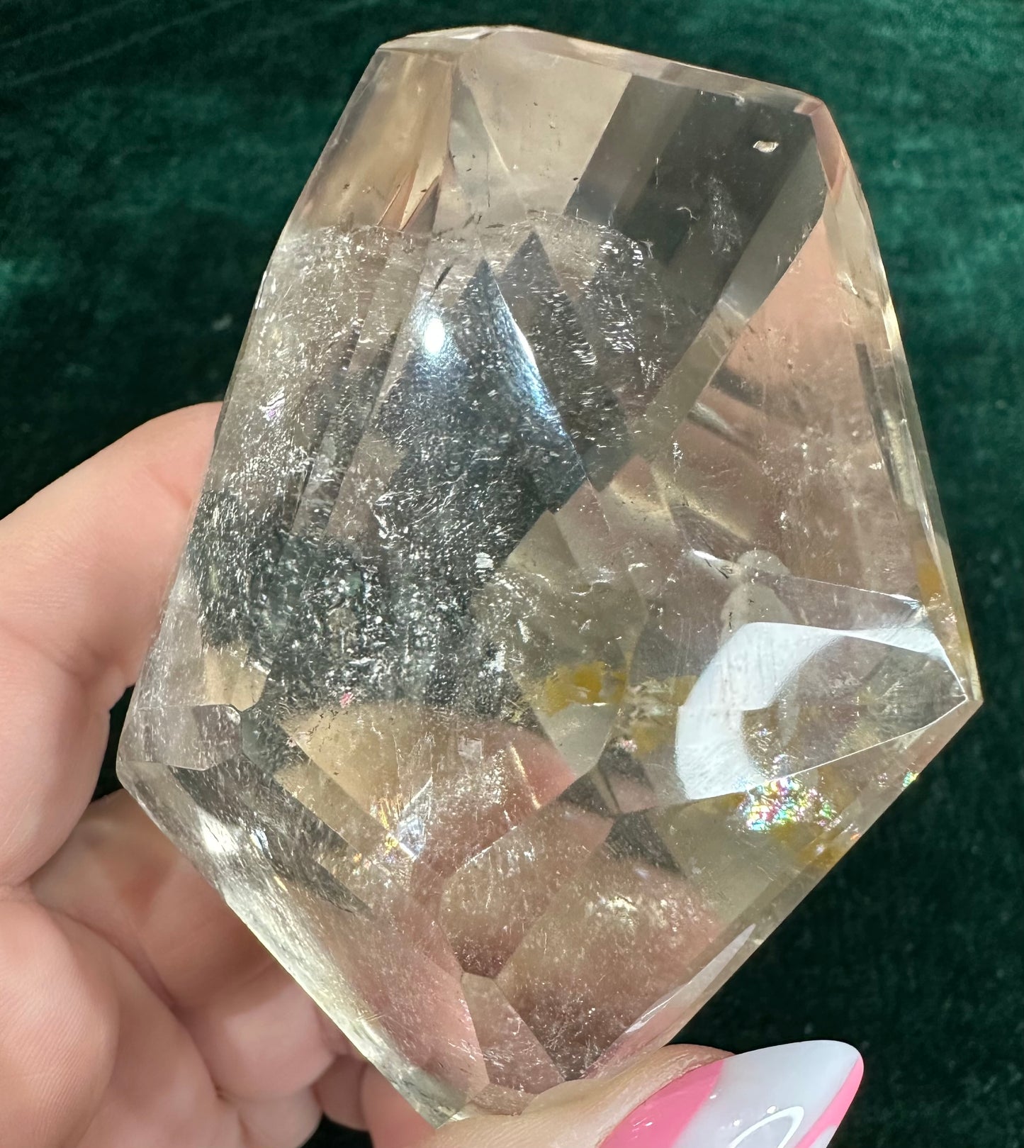 Faceted Lemurian Freeform