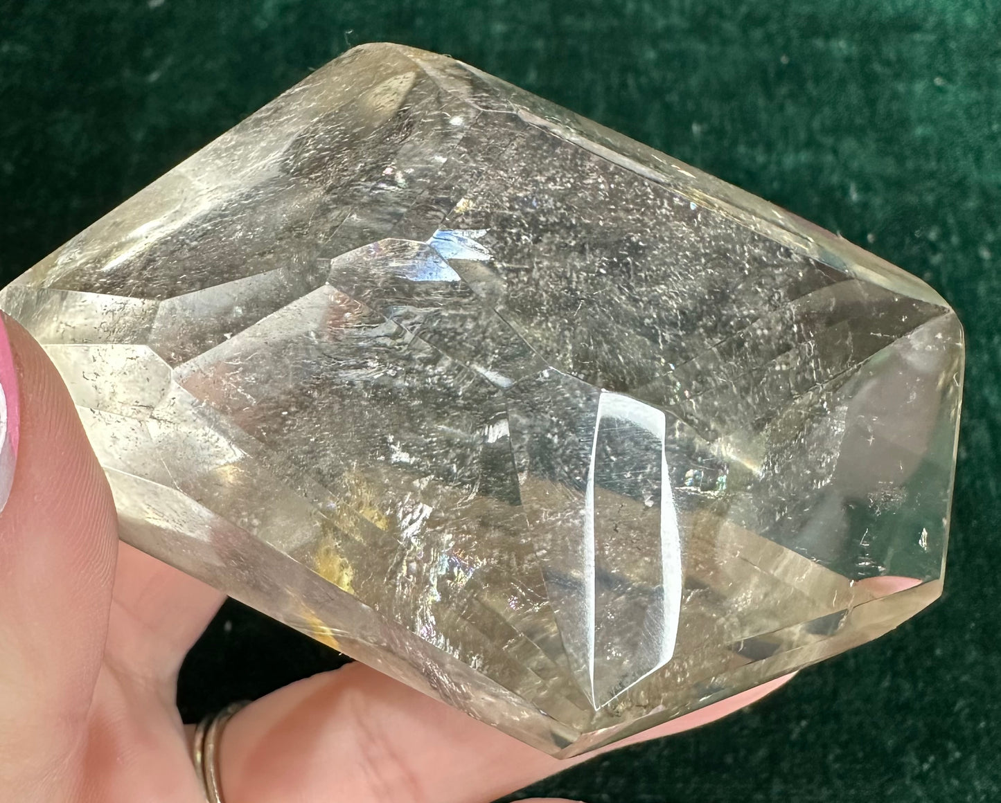 Faceted Lemurian Freeform