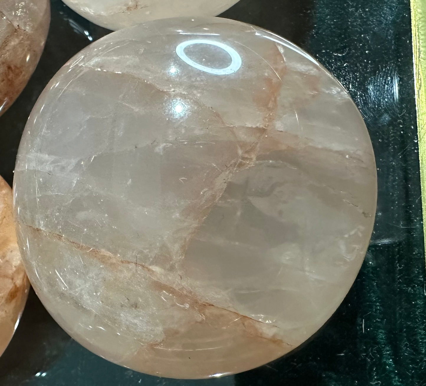 Fire Quartz Palmstone