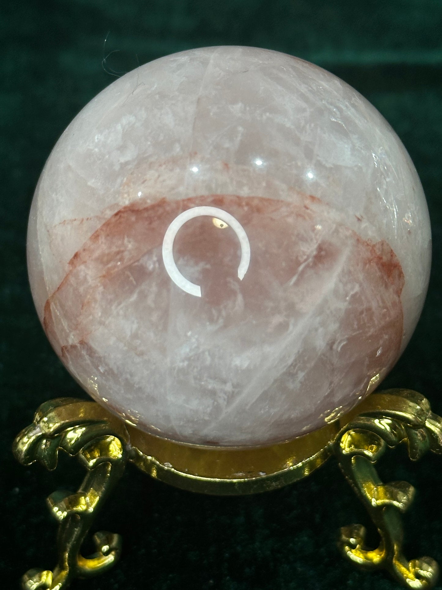 Rose/Fire Quartz Sphere