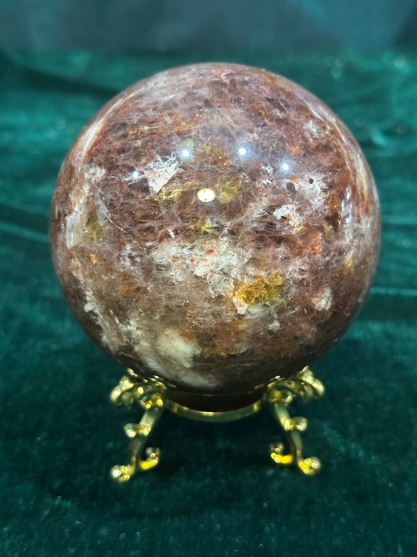 Fire Quartz Sphere