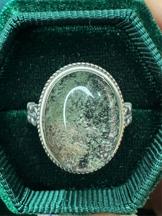 Adjustable Garden Quartz Ring