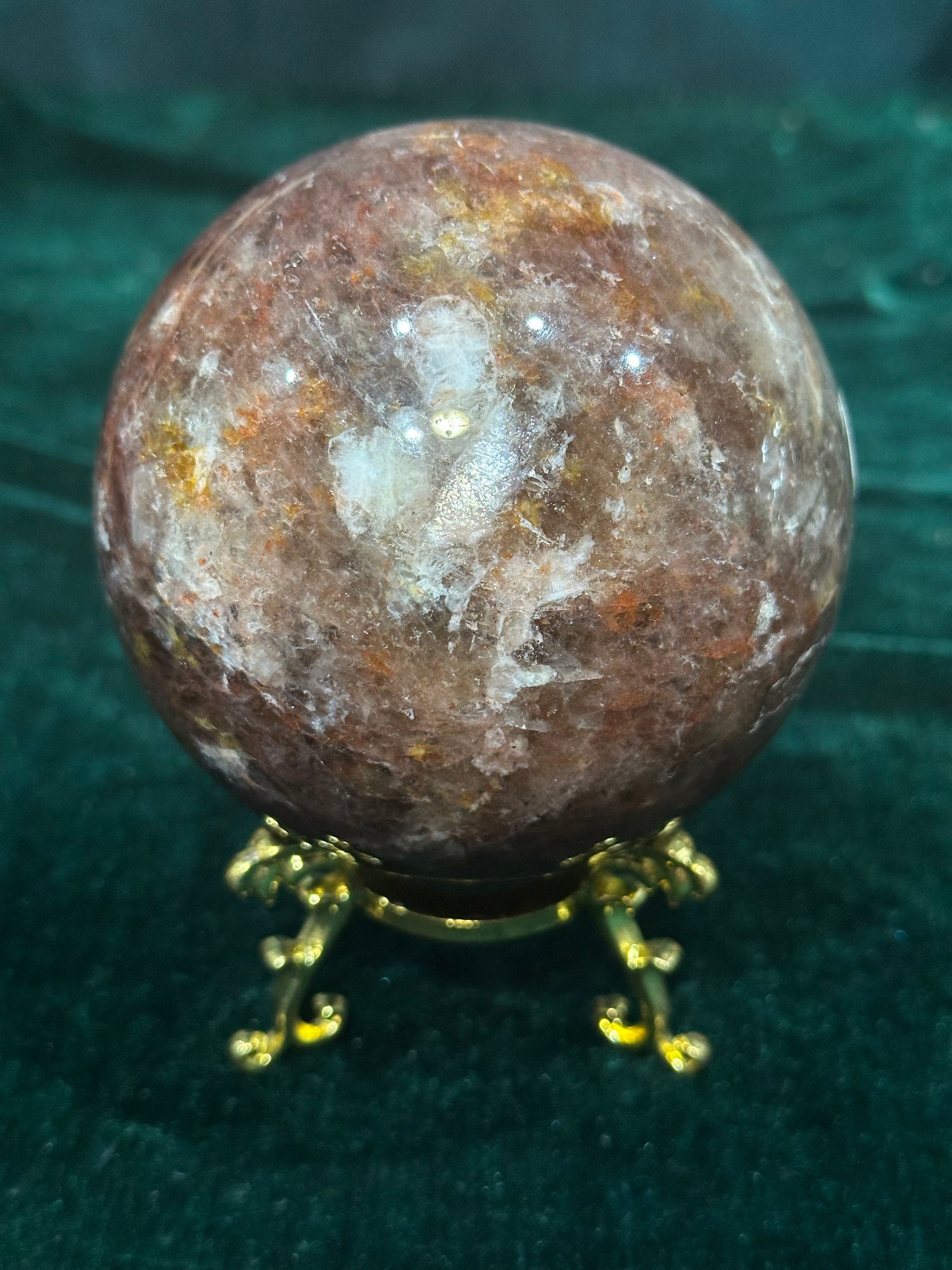 Fire Quartz Sphere