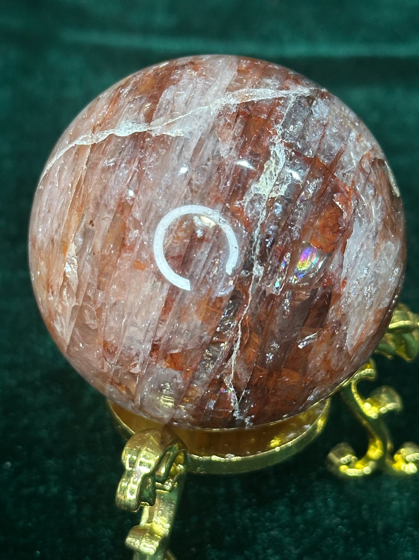Fire Quartz Sphere