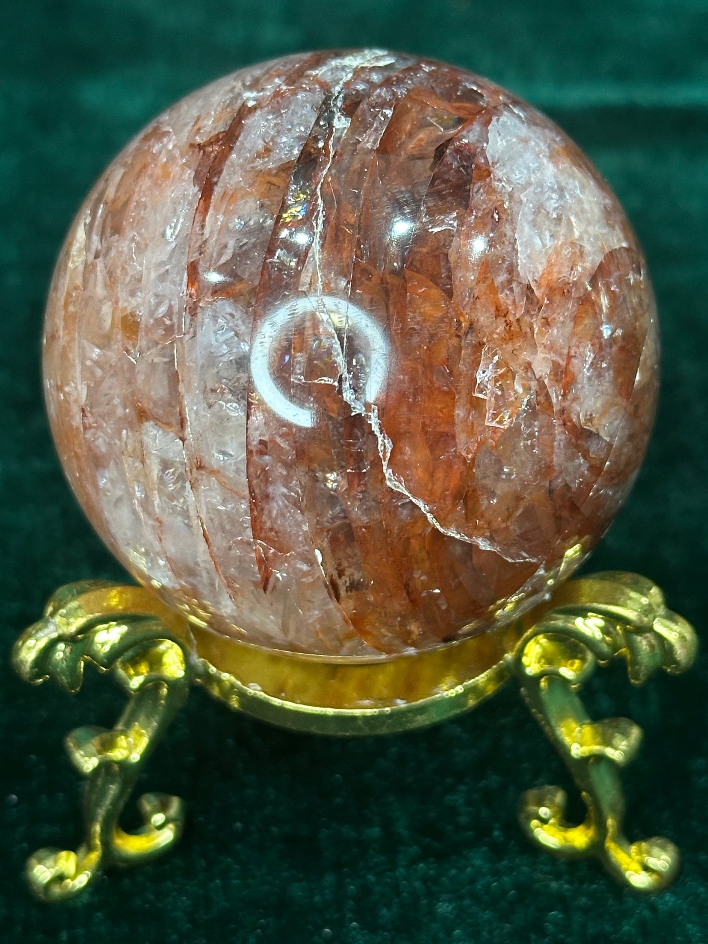 Fire Quartz Sphere