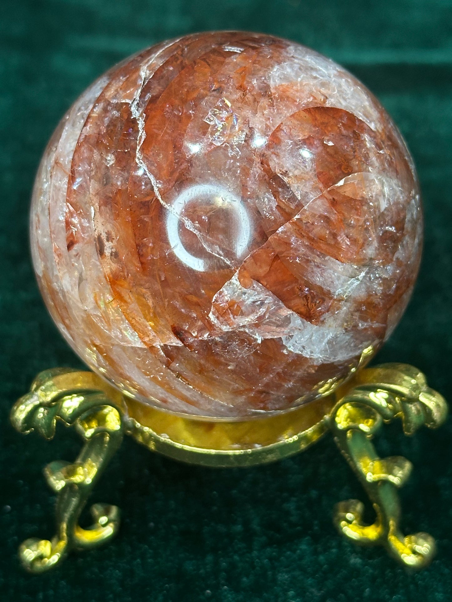 Fire Quartz Sphere