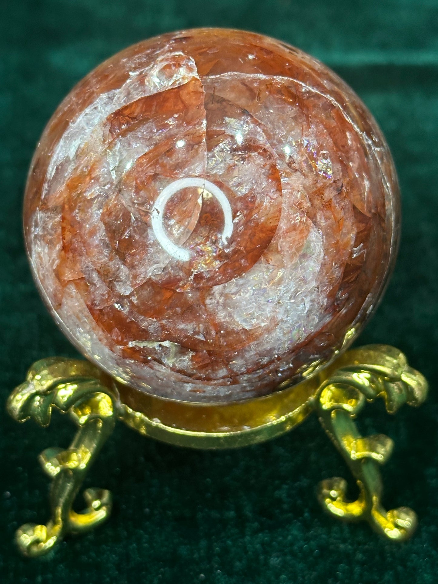 Fire Quartz Sphere