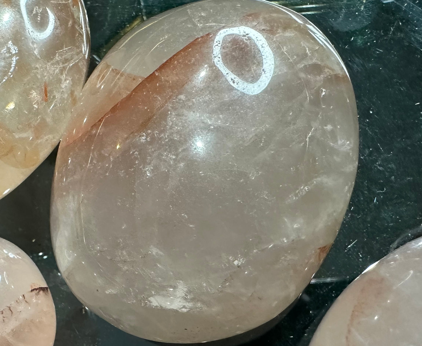 Fire Quartz Palmstone