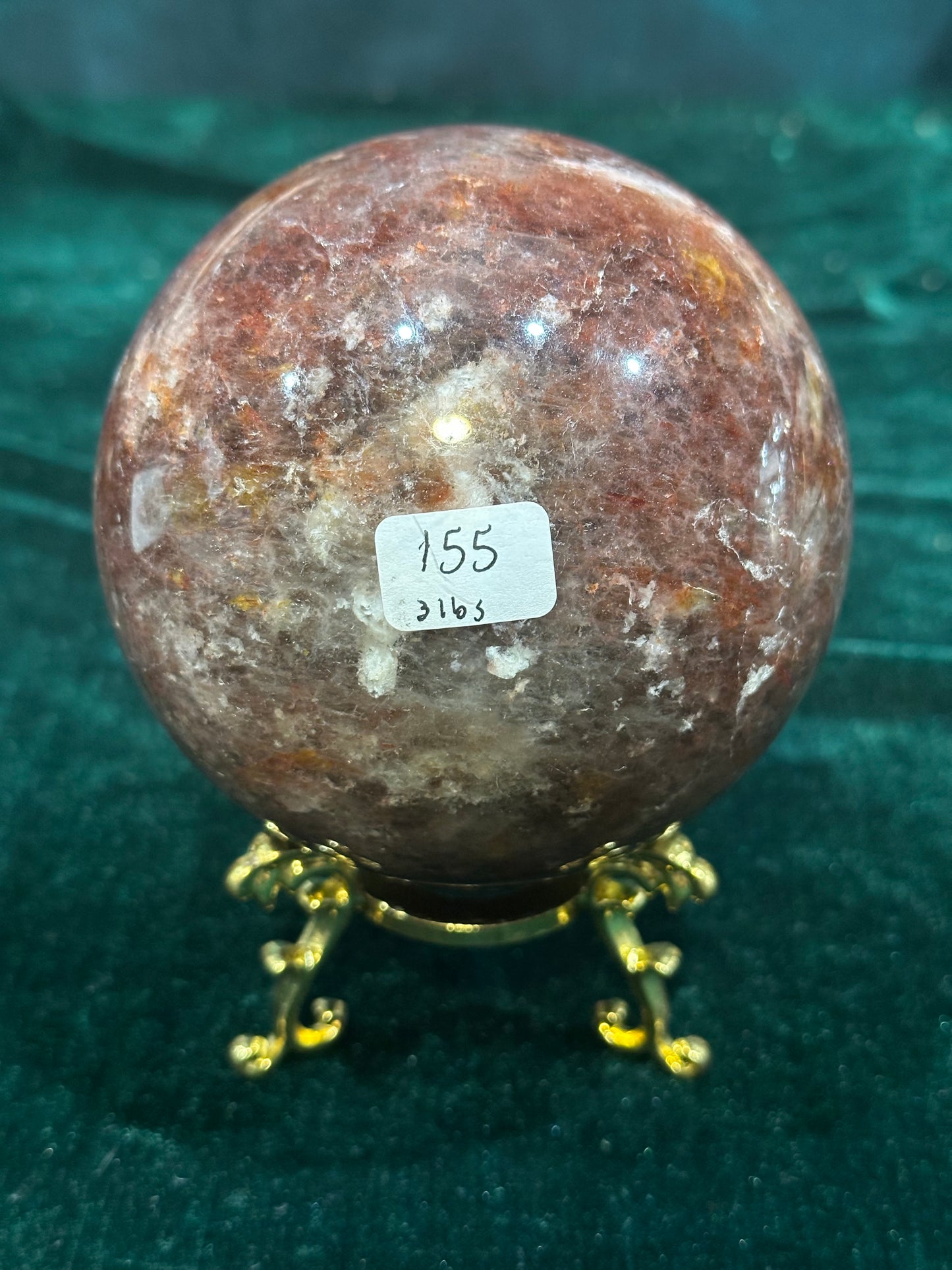 Fire Quartz Sphere
