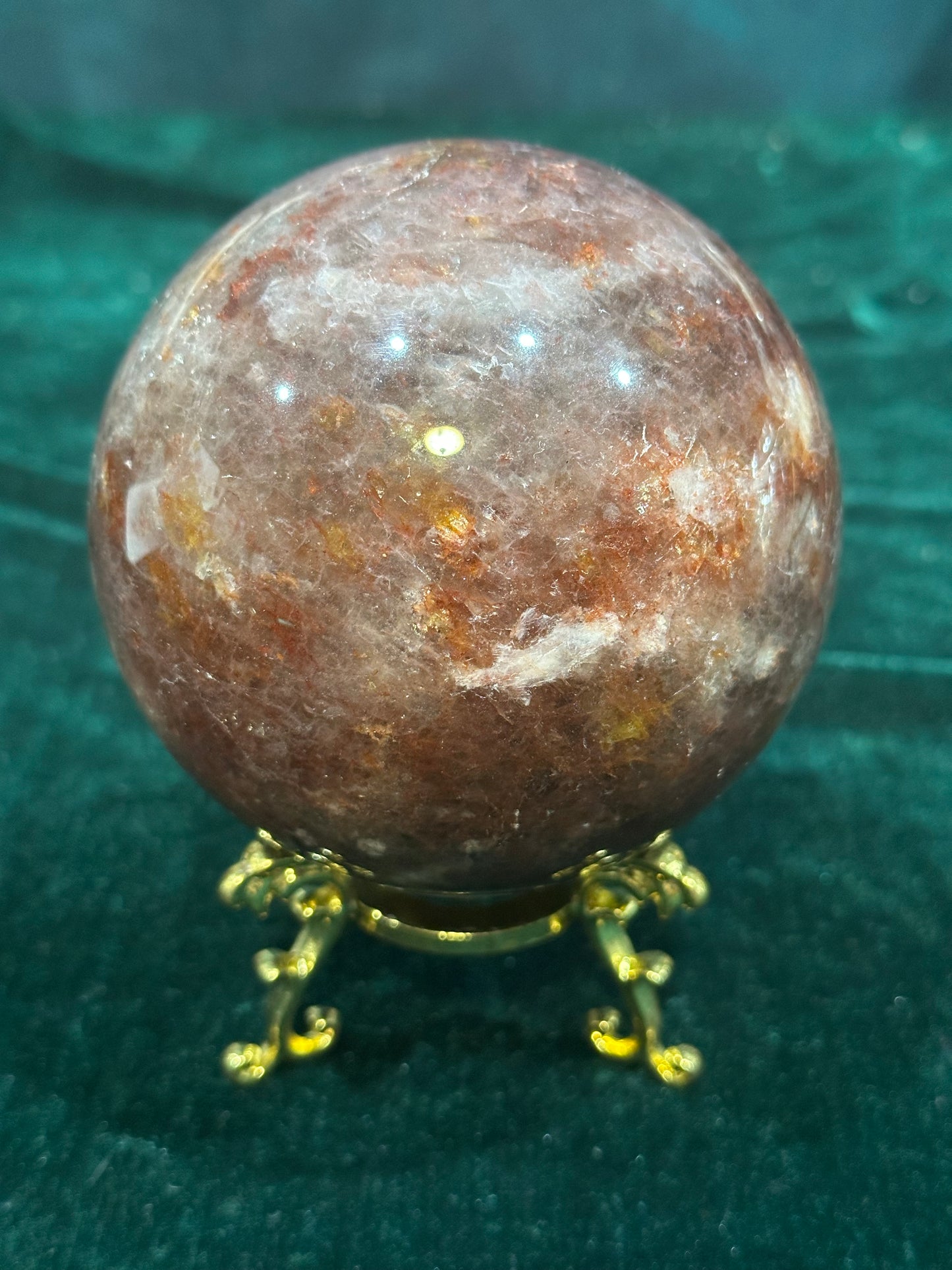 Fire Quartz Sphere