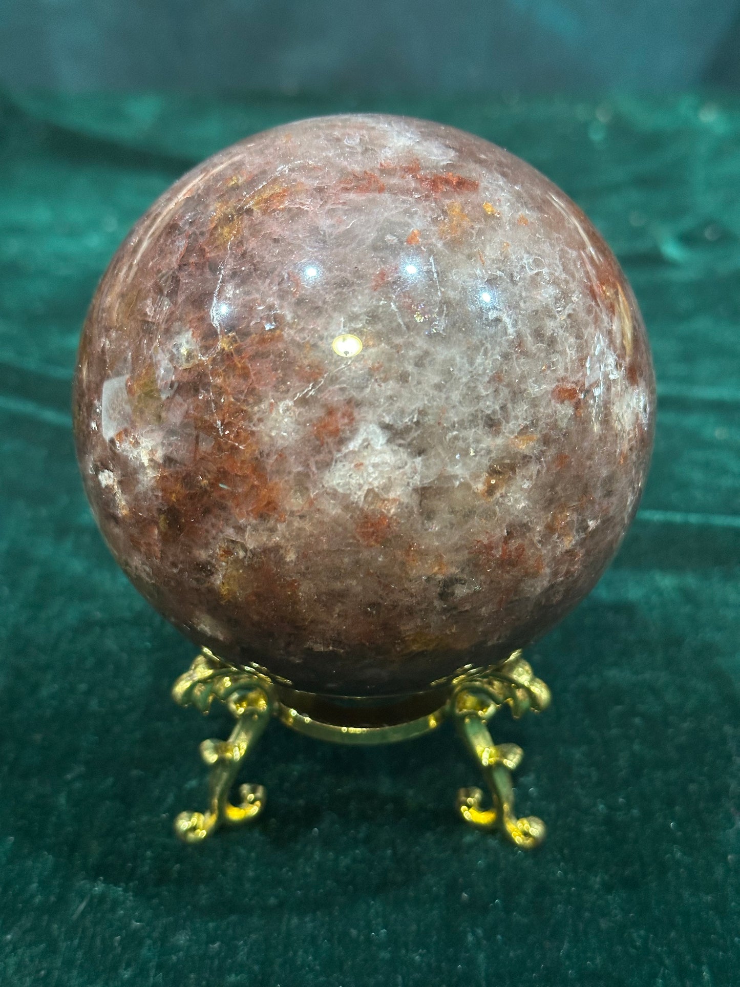 Fire Quartz Sphere