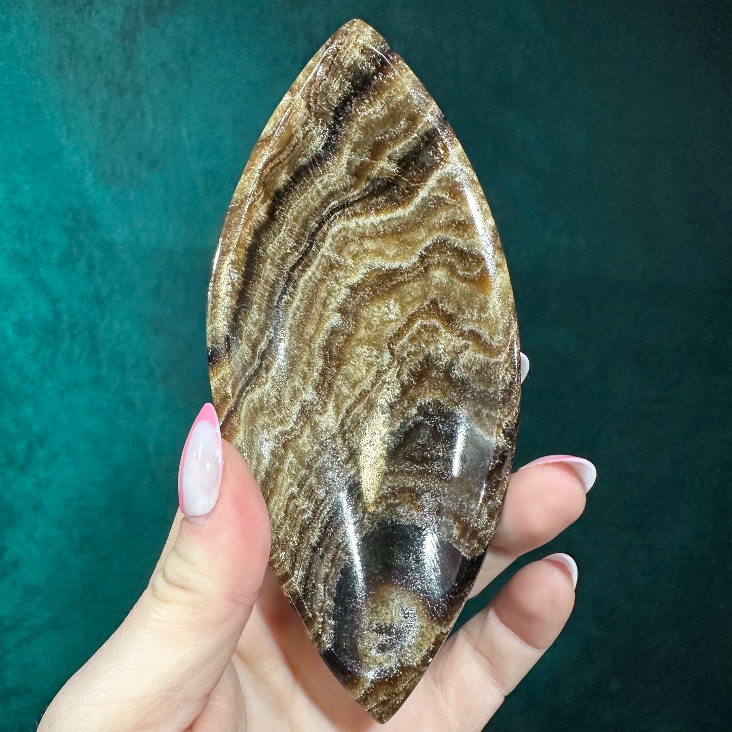 Chocolate Calcite Dish