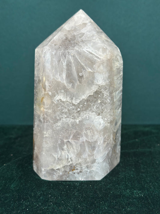 Large Druzy Agate Tower